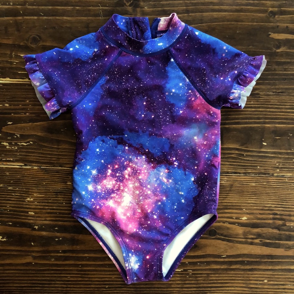 Short Sleeve Bodysuit Swimsuit Juno Valentine 3T